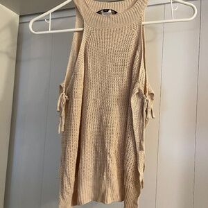 Flowy sweater tank top